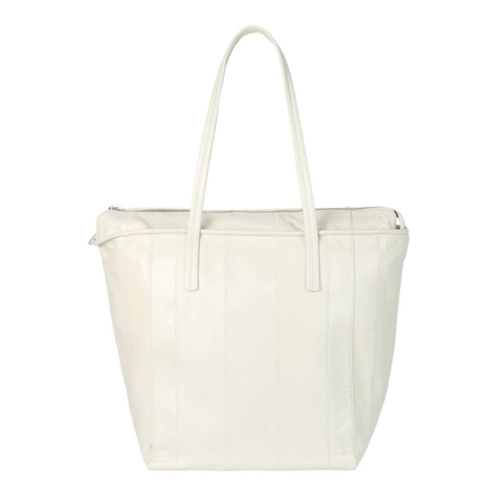 ByFar Solid Leather Tote Womens